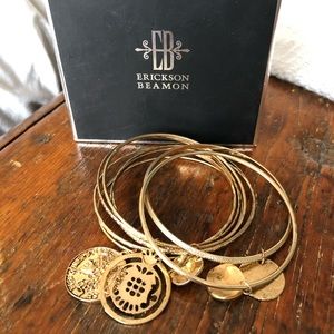 🌴HP🌻 Erickson Beamon set of 7 bangles